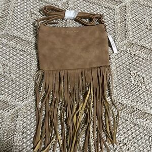 Victoria’s Secret Tan Fringe Crossbody Bag